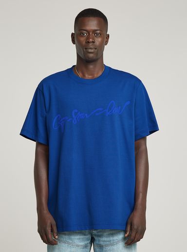 Camiseta Flock G-Script Loose